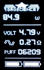 Screenshot of Broscience Firmware