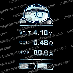 Screenshot of Cartman Firmware