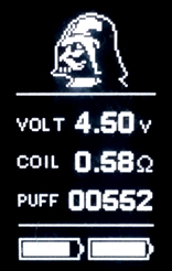 Screenshot of Darth Vader 2 Firmware