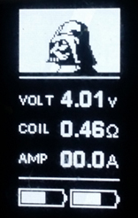 Screenshot of Darth Vader Firmware