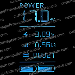 Screenshot of Evolution v4 Firmware