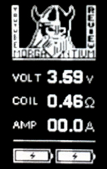 Screenshot of Morgantium Vape Reviews Firmware