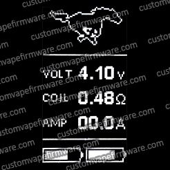 Screenshot of Mustang Logo Firmware