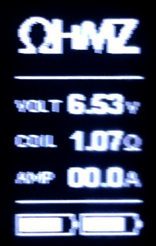 Screenshot of Ohmz Firmware
