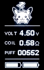 Screenshot of Pikachu 2.1 Firmware