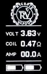 Screenshot of Ryedale Vapour Firmware