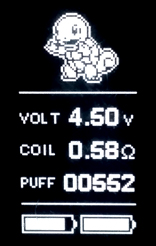 Screenshot of Squirtle 2 Firmware