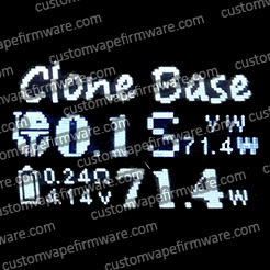 Screenshot of Clone Base Firmware