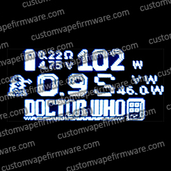 Screenshot of Doctor Who Firmware