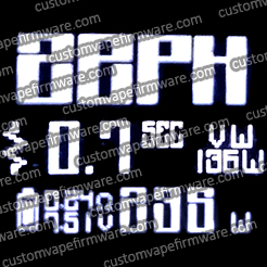 Screenshot of Gothic Graffiti Firmware