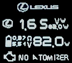 Screenshot of Lexus Firmware