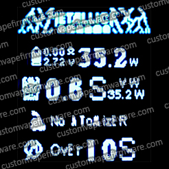Screenshot of Metallica Firmware