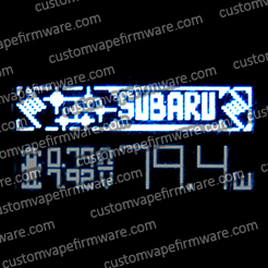 Screenshot of Subaru Firmware