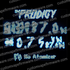 Screenshot of The Prodigy Firmware