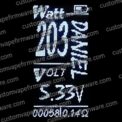 Screenshot of Daniel 2 Firmware