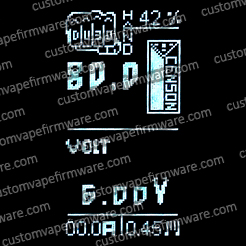 Screenshot of DU30 Hand Firmware
