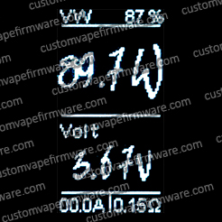 Screenshot of Graff Font Firmware