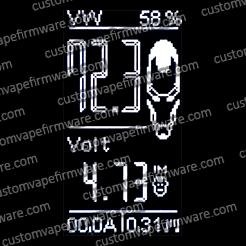 Screenshot of Iron Man Firmware