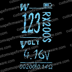 Screenshot of Italic Firmware