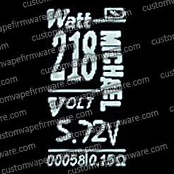Screenshot of Michael 2 Firmware