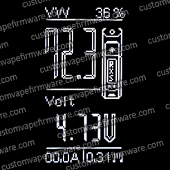 Screenshot of RXS Firmware