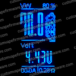 Screenshot of Sababa Vapes Firmware