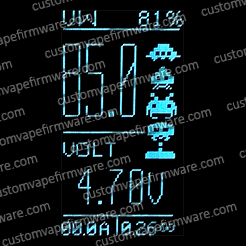 Screenshot of Space Invaders Firmware