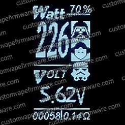 Screenshot of Star Wars First Act Firmware