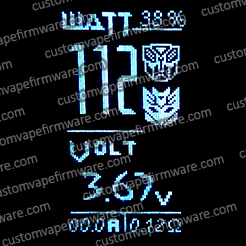 Screenshot of Transformers Firmware