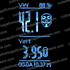 Screenshot of V for Vendetta Firmware